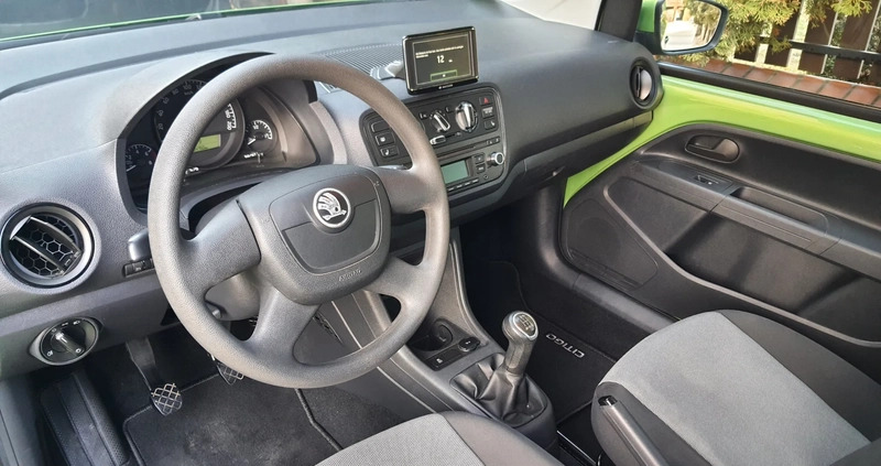 Skoda Citigo cena 18900 przebieg: 184000, rok produkcji 2012 z Mrągowo małe 781